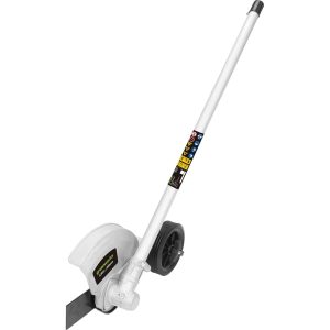 Cordless electric edger with extension pole
