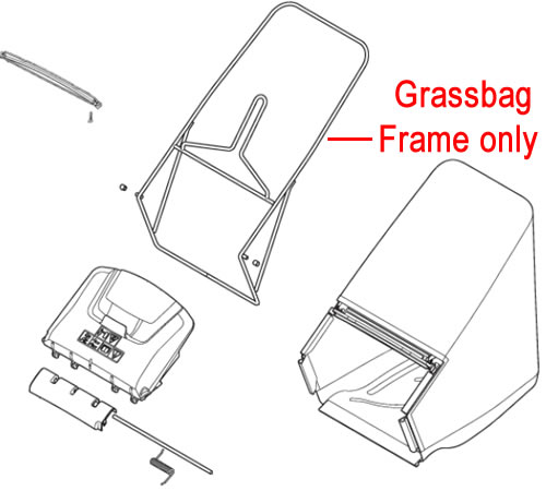 ptesuyo24b4.jpg - Mowers Online Grassbag frame and collection bag components diagram