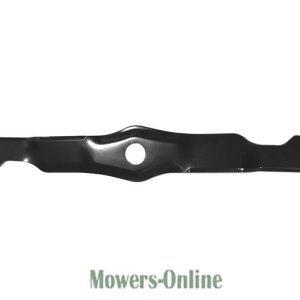 Lawn mower blade with center hole
