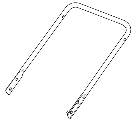 pujyvz0hrrg.png - Mowers Online U-shaped metal frame or clamp assembly