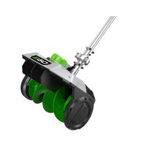 Snow blower attachment for lawn mower