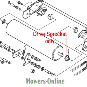 Drive sprocket assembly diagram parts.