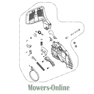 Lawn mower engine parts exploded diagram