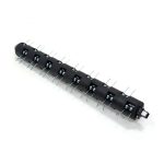 Multi-socket terminal block connector strip