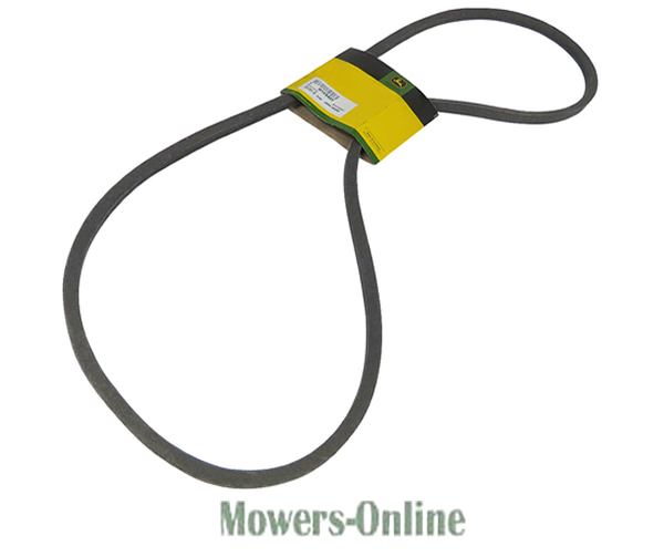 py2bjpkqu23.png - Mowers Online Deck belt with yellow keeper clip for mowers