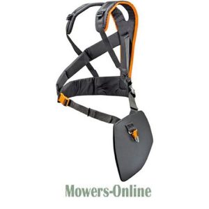 Shoulder harness with chest plate and straps