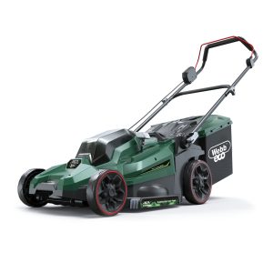 Cordless electric lawn mower with handle