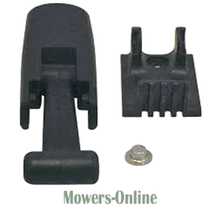 Lawn mower mulch kit components and fastener