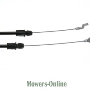 Lawn mower cable control assembly pair