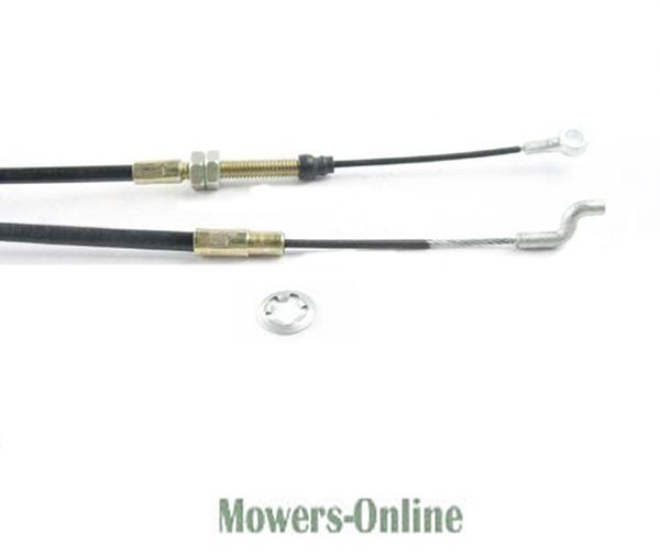 P - Mowers Online Lawn mower throttle cable assembly with fittings