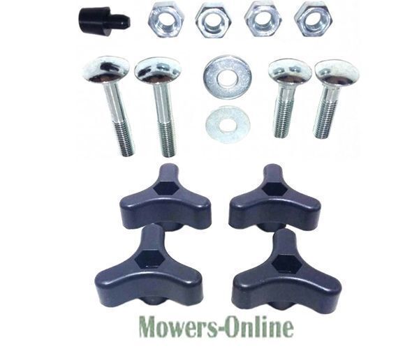 P - Mowers Online Lawn mower blade bolt and wing nut kit