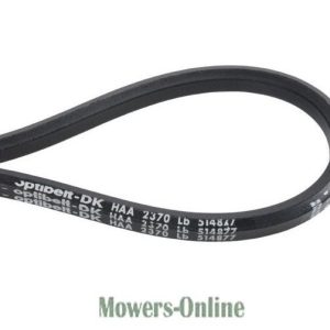 Spucer-Ply drive belt for lawn mower
