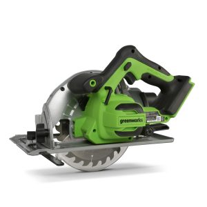 Greenworks cordless circular saw with battery