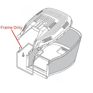 Lawn mower frame assembly diagram