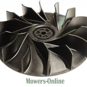 Turbine fan for lawn mower engine