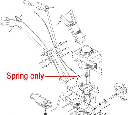 qnpoxy0ewpy.jpg - Mowers Online Lawn mower engine parts diagram with spring detail