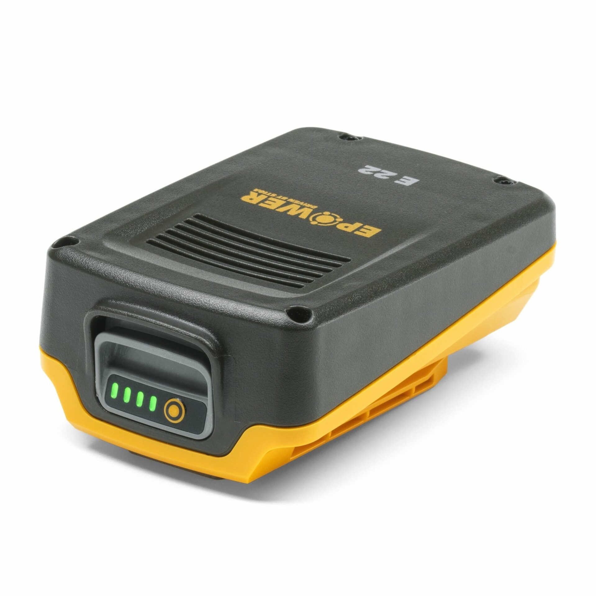 qsedxmveu2n.jpg - Mowers Online Compact power tool battery with charging indicator