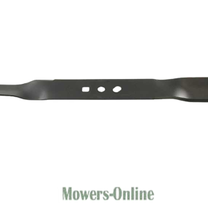 Lawn mower blade with three holes