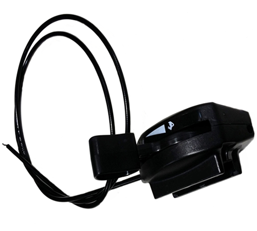 qyfrk11wedu.png - Mowers Online Black transducer with coiled cable connector