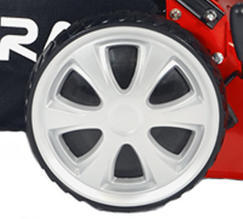 r0mcp4h1rlv.png - Mowers Online White alloy lawn mower wheel with five spokes