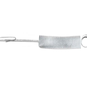 Metal spring with handle and loop end