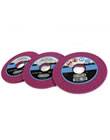 r2n0fjv0sxr.jpg - Mowers Online Three purple polishing wheels for bench grinders