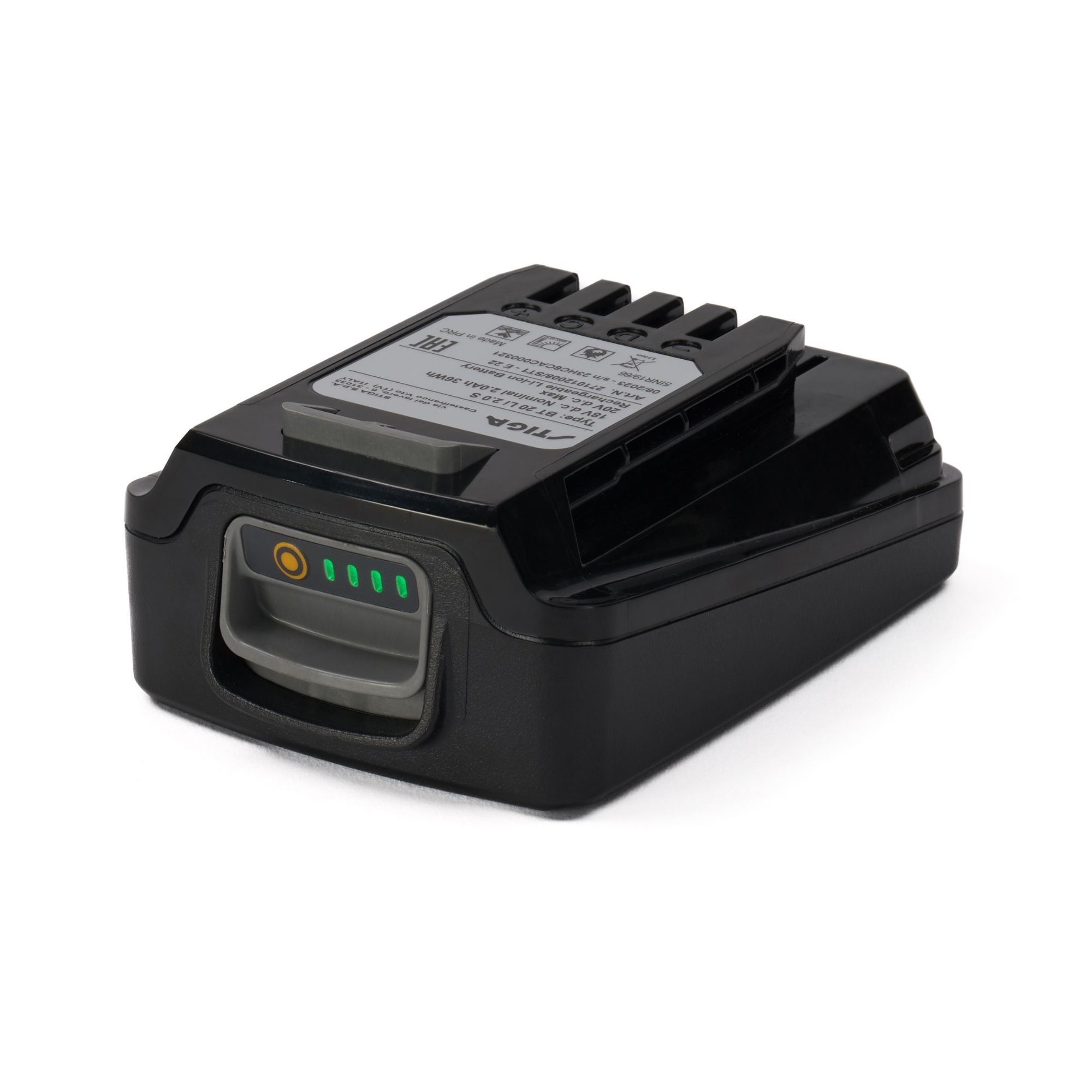r2nwi4ri2gl.jpg - Mowers Online Compact lithium-ion battery with LED charge indicator