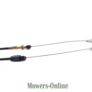 Throttle cable assembly for lawn mower