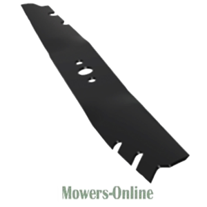 Lawn mower blade for mulching and cutting