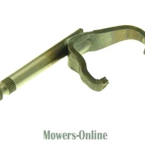 Lawn mower blade brake lever assembly