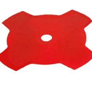 Red dog toy with four protruding knobs