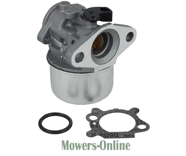 rkssiqeszap.png - Mowers Online Carburetor with gasket seals and mounting bracket