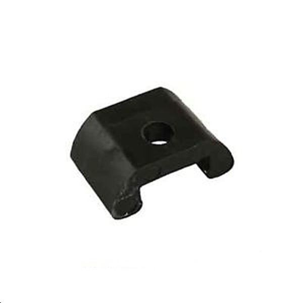 rl23gnybana.png - Mowers Online Black plastic cable clip with mounting hole