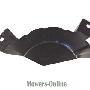 Lawn mower blade mulching baffle deflector