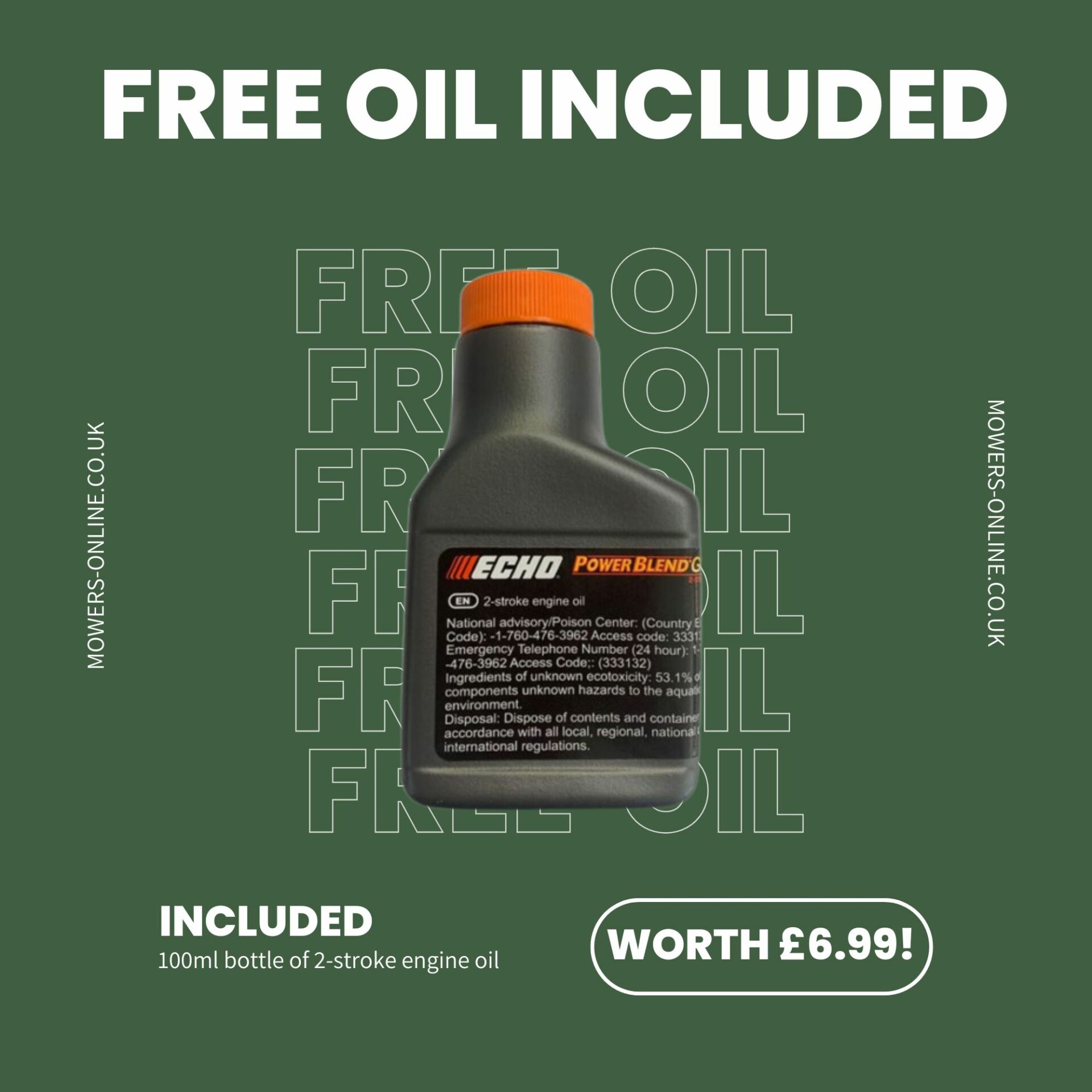 roxko1ewpjc.jpg - Mowers Online Echo PowerBlend 2-stroke engine oil bottle