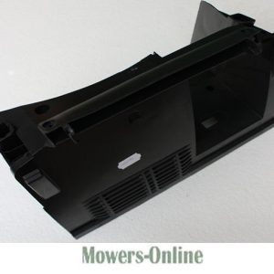Lawn mower grass collection box assembly