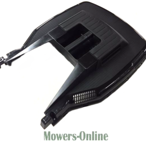 Lawn mower grass collection bag attachment