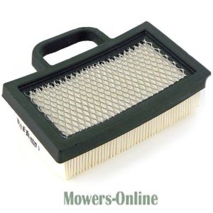 Rectangular lawn mower air filter with handle