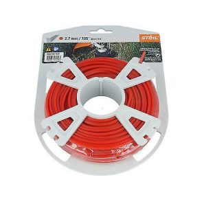 STIHL trimmer head spool with red nylon line