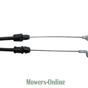 Lawn mower throttle control cables pair