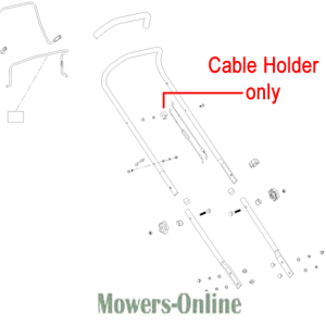 Cable holder spare part diagram