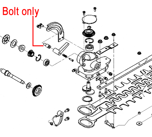 sdi0pkcutje.png - Mowers Online Hedge trimmer gearbox assembly diagram parts