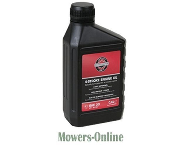 P - Mowers Online Four-stroke engine oil quart bottle