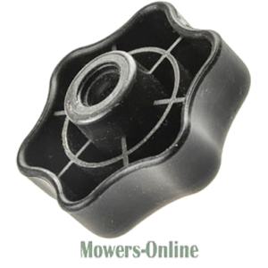 Lawn mower blade adapter with center hole