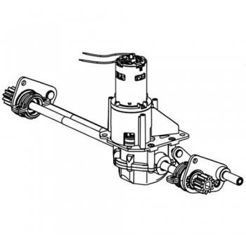 C - Mowers Online Lawn mower engine assembly with motor and gearbox