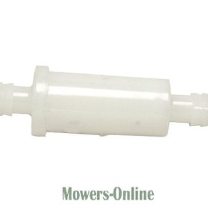 Inline fuel filter for lawn mower engine