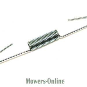 Lawn mower deck spring with hooks