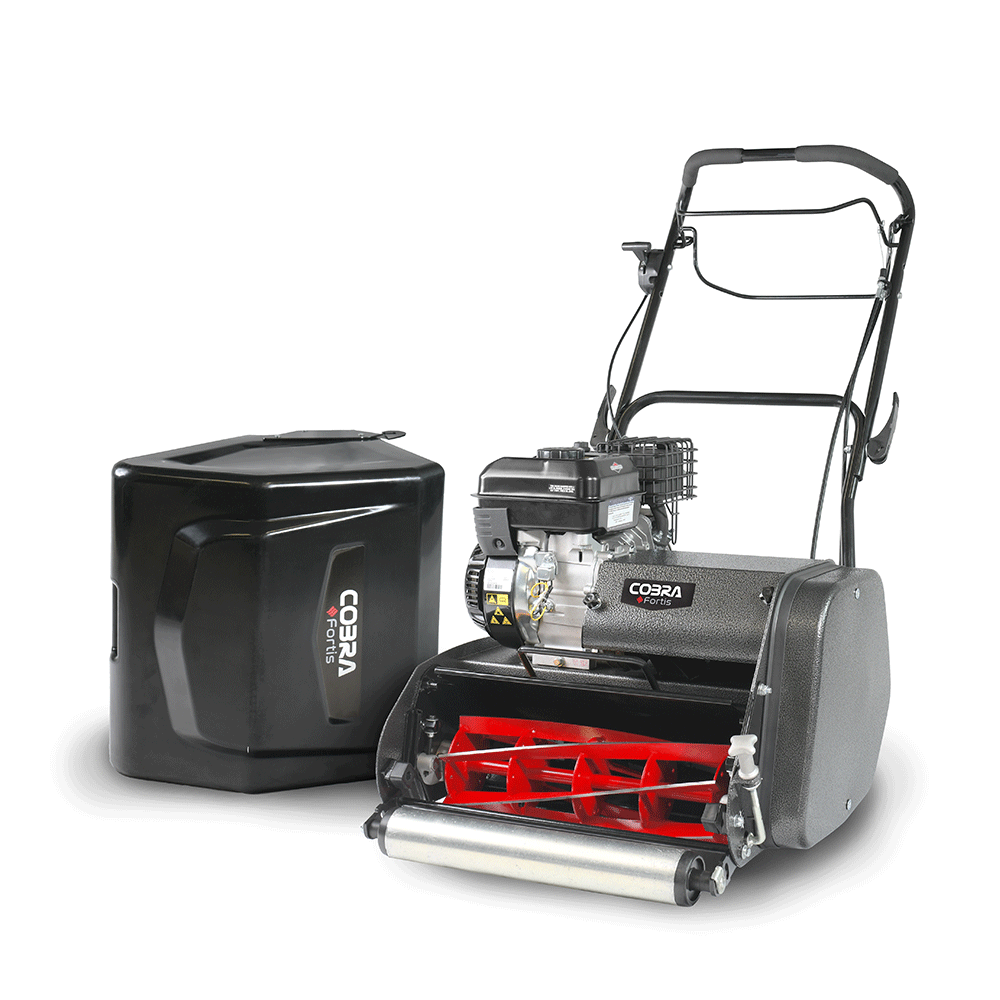 thlm0204lq0.png - Mowers Online Lawn mower with grass collection bag and cover.
