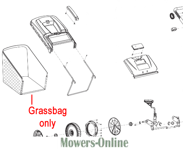 tilfn3q0e51.png - Mowers Online Grassbag and lawn mower parts diagram