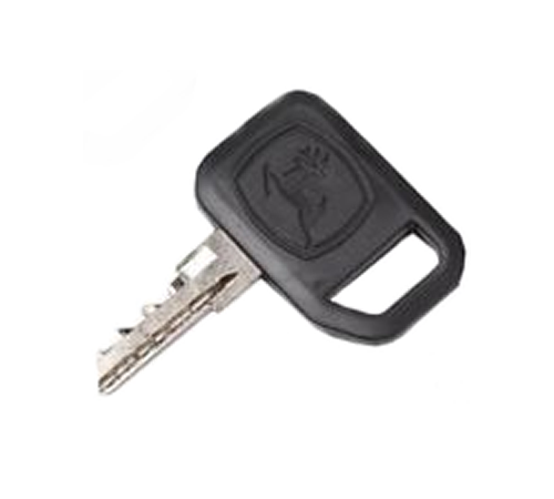 tiuvcjlcwxs.png - Mowers Online Car key with black plastic head and metal shaft